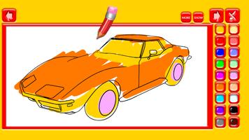 Car Coloring Game capture d'écran 1