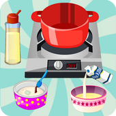 games cooking donuts icon