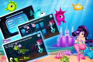 Preschool Learning Mermaid Fun ภาพหน้าจอ 1