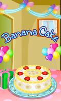 Banana Cake Cooking Affiche