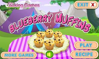 Blue Berry Muffins Cooking Affiche
