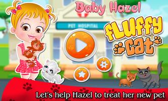 Baby Hazel Fluffy Cat Affiche