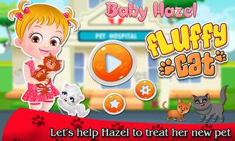 Baby Hazel Fluffy Cat Cartaz