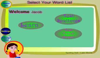 Spelling Doll Spanish English 海報