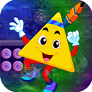Best Escape Game 459 Dancing Triangle Escape Game APK