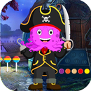 APK Best Escape Game  406 - Pirate Octopus Rescue Game