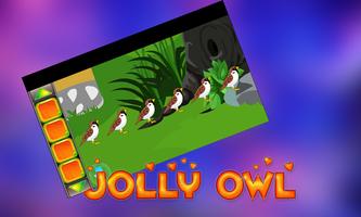 jolly owl Rescue - JRK Games تصوير الشاشة 1