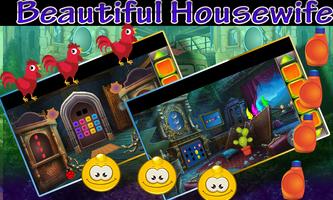 Best Escape 438 Beautiful Housewife Rescue Game capture d'écran 1