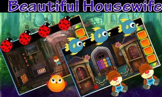 Best Escape 438 Beautiful Housewife Rescue Game تصوير الشاشة 2