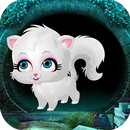 Cute White Cat Rescue Game 2018 - Best Escape 426 APK