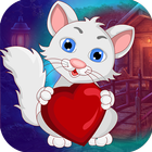 Best Escape Games 41 - Lovely Heart Cat Escape icon