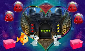 Best Escape Games 41 - Lovely Heart Cat Escape screenshot 1