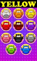 Best Kids Apps - Learn Colors With Funny Owls Affiche