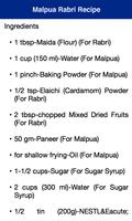 Malpua with Rabri Holi Recipe screenshot 2