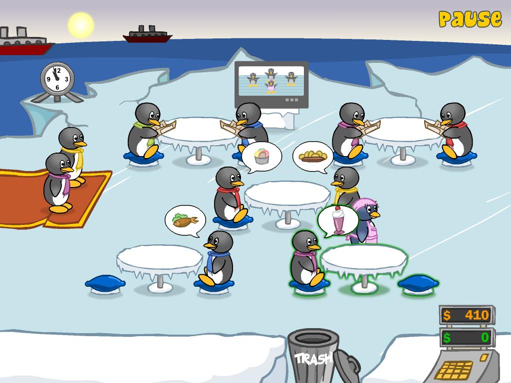 Игра кидать бомбы. Penguins игра. Игра Penguin Diner. Игра Penguin Diner 2. Игра про пингвинов на андроид.