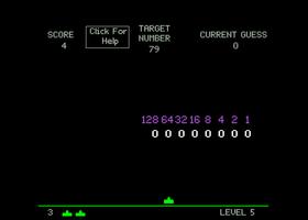 Binary Invaders 255 screenshot 1