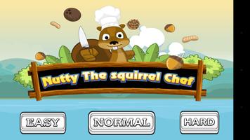 Nutty The squirrel Chef Cartaz