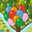 Pop balloons in the forest
