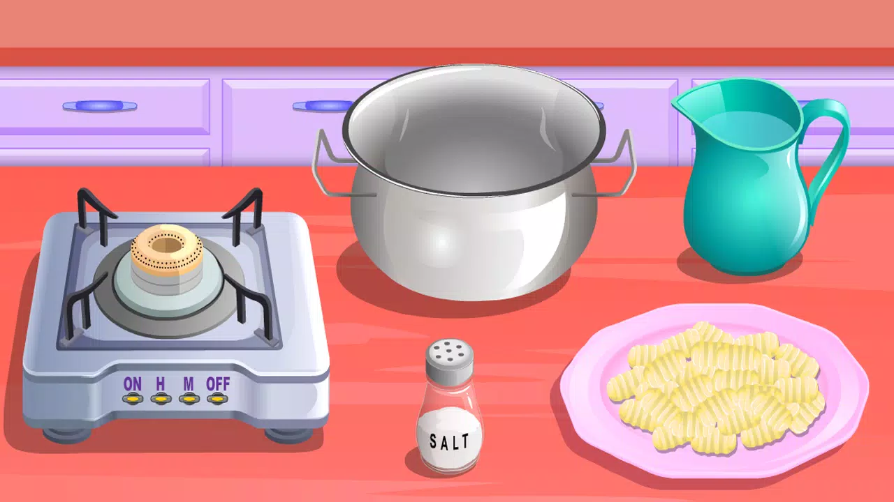 Descarga de APK de niñas juegos de cocina patatas para Android