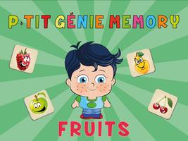 P'tit Génie Memory - Fruits Affiche