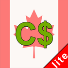 Canadian Counting Money and Typing the Value Lite icon