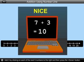 Addition Using Number Line lite version screenshot 3