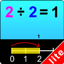 APK Division Using Number Line Lit