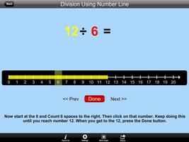 Division Using Number Line Lit পোস্টার