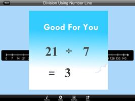 Division Using Number Line Lit capture d'écran 2