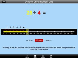 Division Using Number Line Lit imagem de tela 3