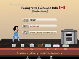 Paying with Coins and Bills (CAD) Lite Version পোস্টার