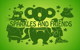Sparkles and friends Affiche