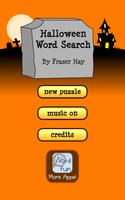 Halloween Word Search Puzzles Affiche