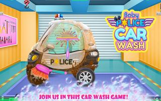 Baby Police Car Wash ポスター