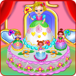 Baby Princess Cake Cooking