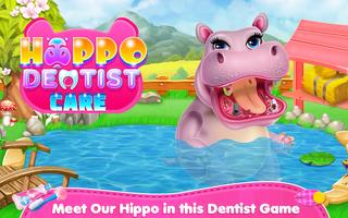 Hippo Dentist Care-poster