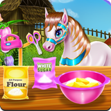 Pony Cooking Rainbow Cake ikona