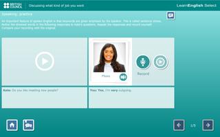 LearnEnglish Select Speaking capture d'écran 2