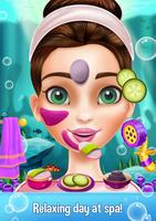 Mermaid Makeover Beauty Salon - Facial Treatment poster