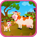 Vache jeux naissance d'animaux APK