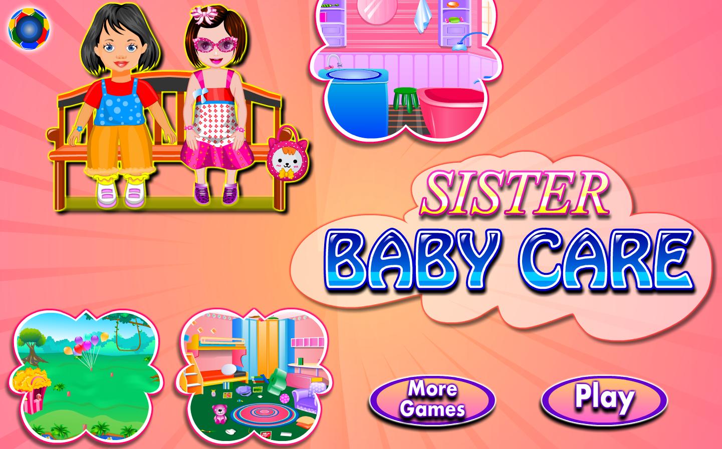 Спасти сестру игра. Игры с сестрой. Систер систер систер игра. Baby sister игра. Baby Care game Android.