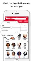 Social Me - Stars, influencers & followers app ภาพหน้าจอ 1