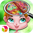 Cartoon Girl's Brain Surgery-icoon