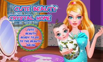 Cute Beauty Crystal Home स्क्रीनशॉट 1