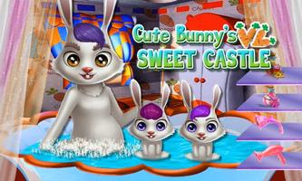 Cute Bunny’s Sweet Castle captura de pantalla 2