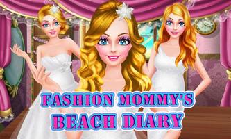 Fashion Mommy's Beach Diary Affiche