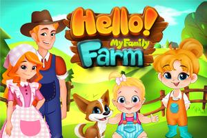 Hello! My Family Farmville Affiche
