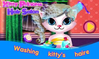 Kitty Princess Hair Salon Affiche
