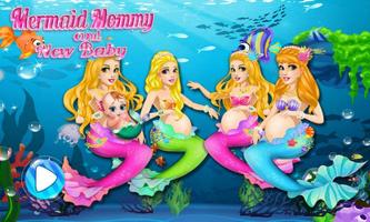 Mermaid Mommy And New Baby poster