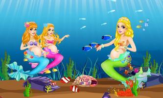 Pregnant Mermaid Care captura de pantalla 1